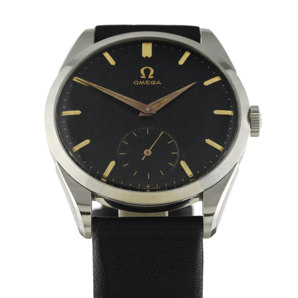 Omega vintage black dial deals