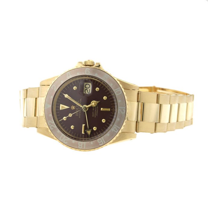 Rolex GMT-Master Tigerauge Vintage Plexi Nipple Dial Ref.1675