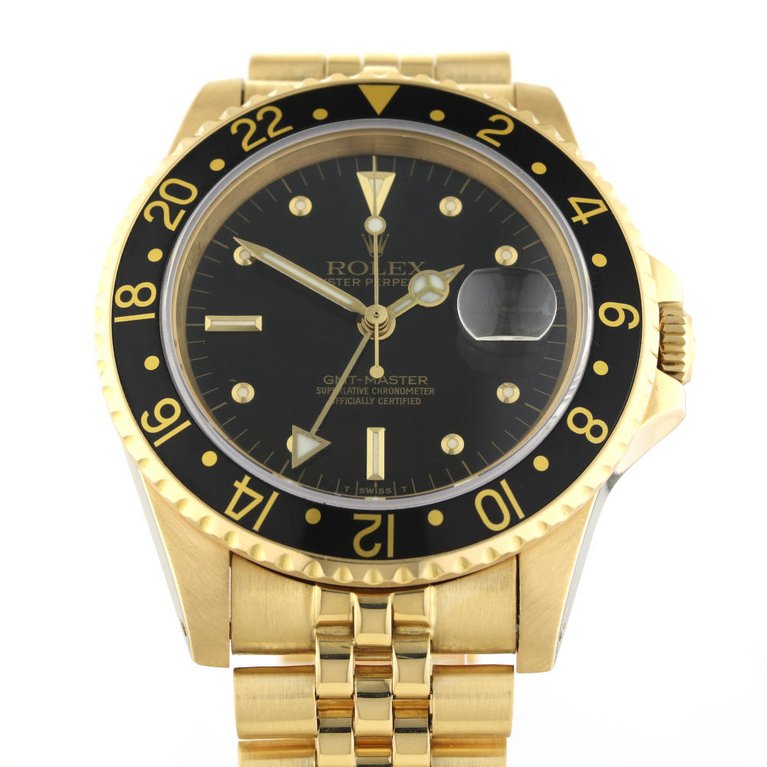 Rolex GMT-Master Yellow Gold Nipple Dial Ref.16758