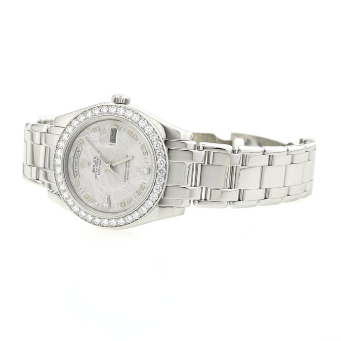 Rolex Day-Date Masterpiece Platinum Meteorit Diamond Dial 39mm Ref.18946