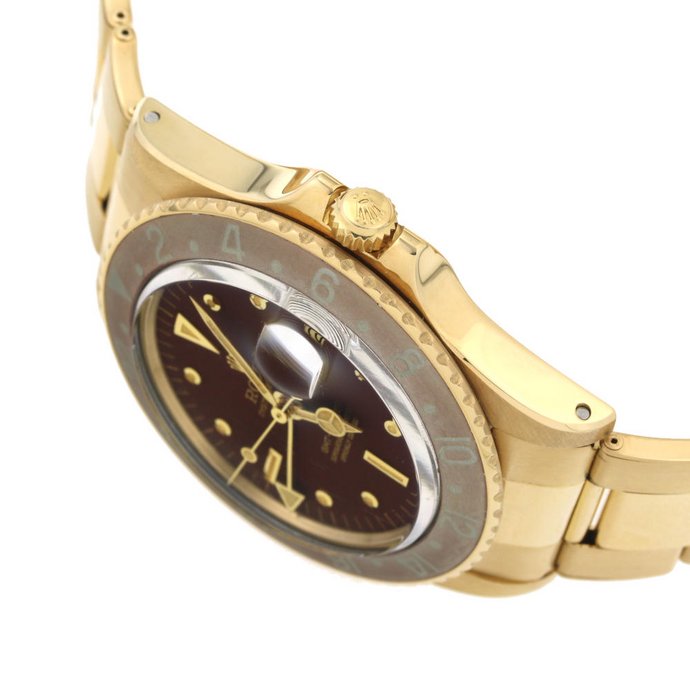 Rolex GMT-Master Tigerauge Vintage Plexi Nipple Dial Ref.1675