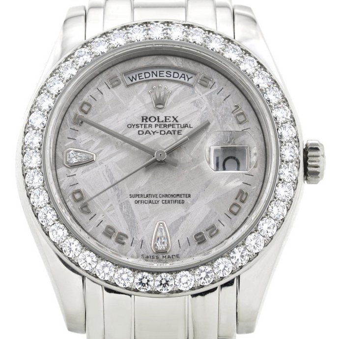 Rolex Day-Date Masterpiece Platinum Meteorit Diamond Dial 39mm Ref.18946