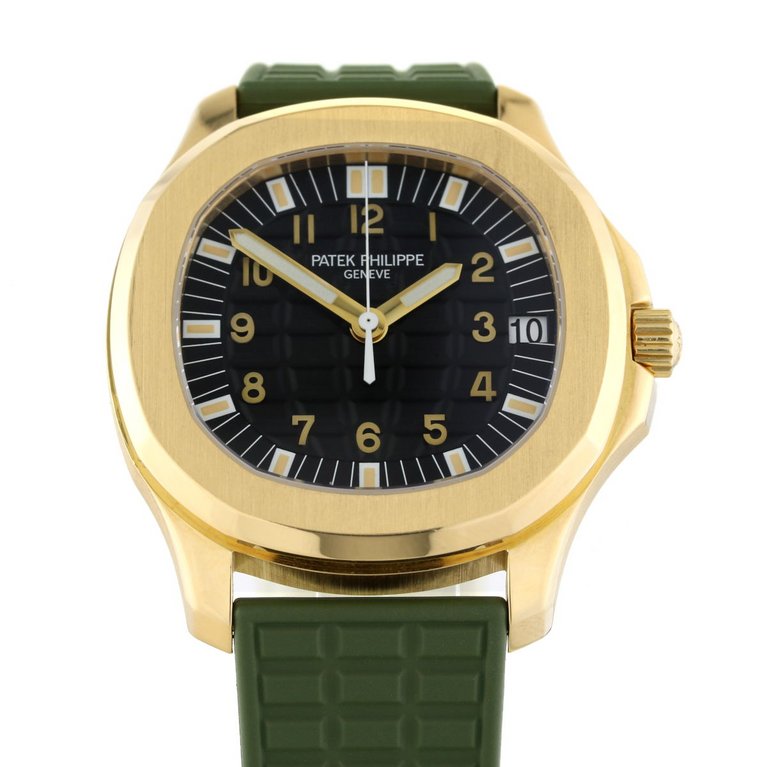 Patek Philippe Aquanaut Ref.5065 Yellow Gold 2 straps + black