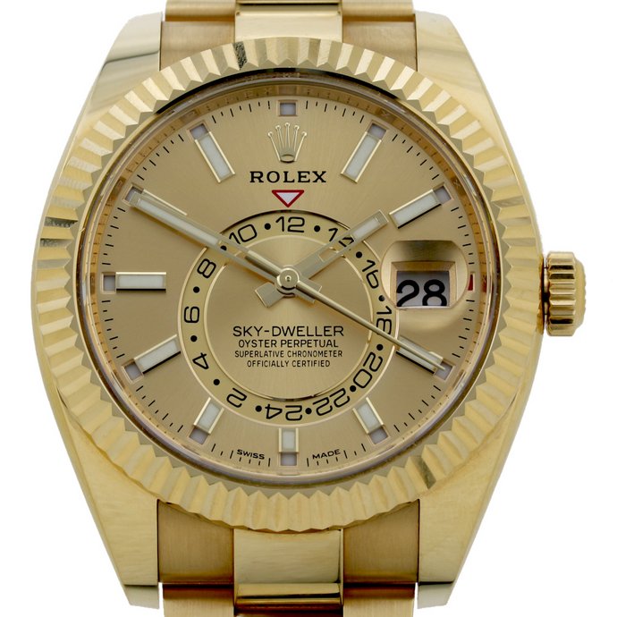 Rolex Sky-Dweller Yellowgold Ref.326938